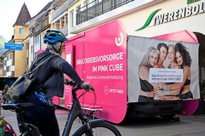 Finale der PINK CUBE Roadshow: Kostenlose Brustkrebsvorsorge und neues Mammografie-Screening im Kanton Aargau
