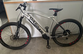 Bundespolizeiinspektion Kaiserslautern: BPOL-KL: Gesch&auml;digtenaufruf: Graues E-Mountainbike sichergestellt