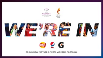 PepsiCo Deutschland GmbH: PepsiCo wird stolzer Sponsor des UEFA Frauenfußballs / Pepsi, Lay's und Gatorade bis Sommer 2025 Partner des UEFA Frauenfußballs