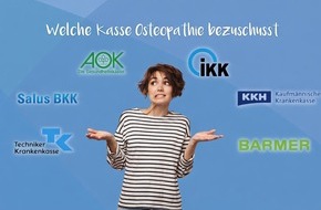 Verband der Osteopathen Deutschland e.V.: Zusatzbeitrag erh&ouml;ht? Jetzt lohnt sich der Blick auf Osteopathie-Leistungen