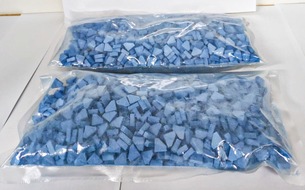Hauptzollamt Oldenburg: HZA-OL: ZOLL: 1.000 Gramm Ecstasy-Tabletten sichergestellt
