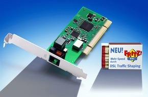 AVM GmbH: Neue FRITZ!Card DSL SL ab sofort im Handel / Erstmals mehr Geschwindigkeit durch DSL Traffic Shaping