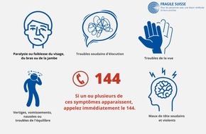 FRAGILE Suisse: Communiqué de presse - Journée mondiale de l'AVC 2024