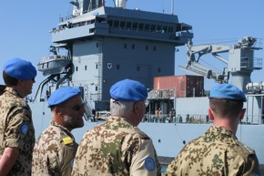 Deutsche Marine - Pressemeldung/ Pressetermin: Kurs Kiel - Tender &quot;Werra&quot; zurück vom UNIFIL-Einsatz