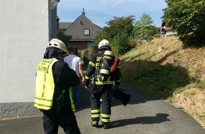 Feuerwehr Plettenberg: FW-PL: OT-Holthausen. Gasgeruch sorgt für Einsatz der Feuerwehr.