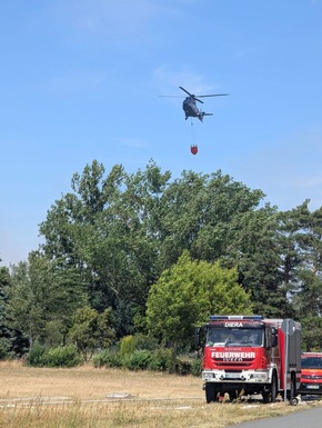 BPOLD 11: Erneuter Einsatz der Hubschrauber der Bundespolizei bei der Waldbrandbekämpfung in Sachsen und Thüringen
