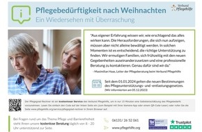 Verbund Pflegehilfe: Ho, Ho, Hilfe - Wenn das Weihnachts-Wiedersehen mit Pflegebedürftigkeit überrascht