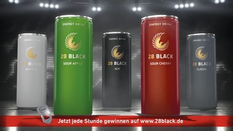 28 BLACK: Neuer TV-Spot: Energy Drink 28 BLACK tanzt (FOTO)