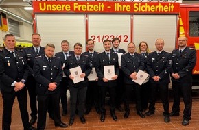 Feuerwehr Flotwedel: FW Flotwedel: Ortsfeuerwehr Wienhausen zieht positive Jahresbilanz - Wahl eines stellvertretenden Ortsbrandmeisters und zahlreiche Bef&ouml;rderungen​