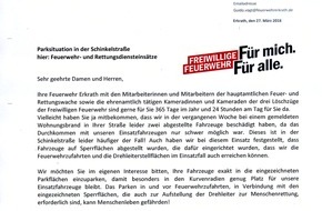 Feuerwehr Erkrath: FW-Erkrath: Apell der Feuerwehr zu versperrten Straßen in Wohngebieten