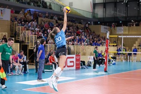 Satzgewinn gegen den Deutschen Meister