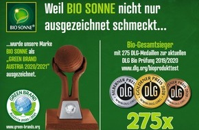 NORMA: BIO SONNE von NORMA: Jetzt auch in Österreich und der Tschechischen Republik zum vorbildlichen GREEN BRAND gekürt! / Lebensmittel-Discounter überzeugt mit Eigenmarke auch auf internationalem Parkett