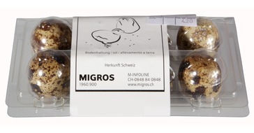 Migros-Genossenschafts-Bund: Uova di quaglia interessate dal ritiro merce: dichiarazione errata del fornitore