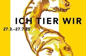 open art museum: Pressemitteilung ICH TIER WIR und JEANNETTE VOGEL, 27. März - 27. Juli 2025, open art museum, St. Gallen