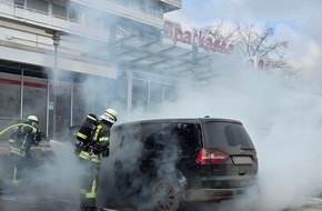 Feuerwehr Radolfzell: FW-Radolfzell: Fahrzeugbrand