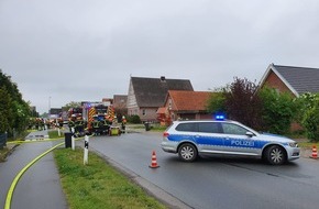 Polizeiinspektion Stade: POL-STD: Unbekannte entwenden zehn Hühner aus Stall in Neukloster, Kühlschrank gerät in Brand - couragierter Nachbar und Feuerwehr können Brandausbreitung verhindern