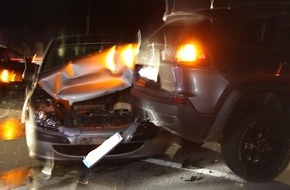Polizeidirektion Kaiserslautern: POL-PDKL: Unfall mit acht beteiligten Fahrzeugen