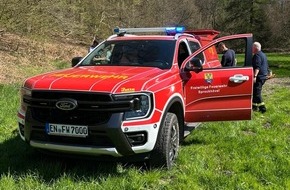 Feuerwehr Sprockhövel: FW-EN: Unfall im Wald - Aufwendige Rettung durch Feuerwehr und Rettungsdienst