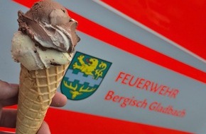 Feuerwehr Bergisch Gladbach: FW-GL: Viele Eins&auml;tze bei gro&szlig;er Hitze: Feuerwehr und Rettungsdienst in Bergisch Gladbach stark gefordert