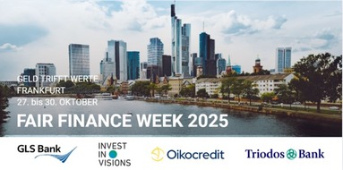 GLS Bank: Fair Finance Week 2025 / Geld trifft Werte