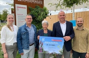 Bauhaus AG: BAUHAUS spendet mehr als 22.000 Euro Erlös aus dem „Weltrekord fürs Klima“ an die ANU