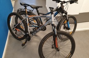 Bundespolizeiinspektion Bremen: BPOL-HB: Eigentümer von zwei gestohlenen Mountainbikes gesucht