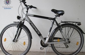Polizeipräsidium Südhessen: POL-DA: Lorsch: Polizei stellt Fahrrad sicher/Eigentümer gesucht