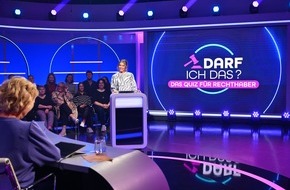 SAT.1: "Darf man am Steuer Bier trinken?" - fragt Laura Karasek ihre Promi-Gäste in der neuen SAT.1-Show "Darf ich das? Das Quiz für Rechthaber"