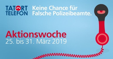 Polizeidirektion Hannover: POL-H: Tatort Telefon - Aktionswoche gegen "Falsche Polizeibeamte"