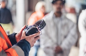 BG BAU Berufsgenossenschaft der Bauwirtschaft: Checkliste für Arbeitgeber: Lärmschutz planen und Gehörschutz richtig anwenden