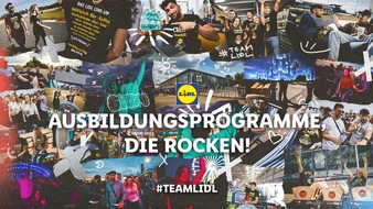 Lidl: Ausbildung bei Lidl rockt: Neue Recruiting-Kampagne rückt zum Auftakt Festival-Einsatz in den Mittelpunkt / 2023 stellt Lidl wieder über 3.000 Ausbildungsplätze zur Verfügung