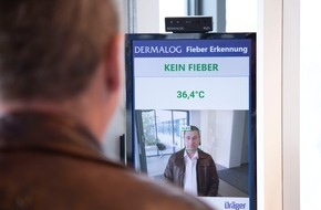 DERMALOG Identification Systems GmbH: DERMALOG Fiebererkennung schützt Produktion bei Drägerwerk AG