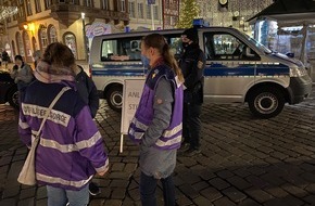 Polizeipräsidium Trier: POL-PPTR: Polizei bleibt bis Dienstag am Trierer Hauptmarkt ansprechbar