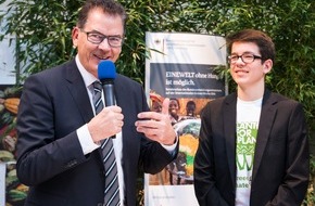 Messe Berlin GmbH: Grüne Woche 2016: Schüler initiierte Pflanzung von weltweit 14 Milliarden Bäumen