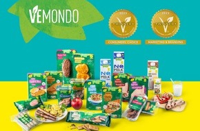 Lidl: Lidl erhält zwei "V-Label Awards" / Vegane Lidl-Eigenmarke "Vemondo" überzeugt in den Kategorien "Consumers' Choice" und "Marketing & Branding"