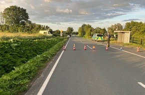 Polizei Coesfeld: POL-COE: Billerbeck, Langenhorst - Fahrradfahrer bei Unfall schwerst verletzt