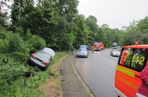 Feuerwehr Mülheim an der Ruhr: FW-MH: Verkehrsunfall auf der Unteren Saarlandstraße