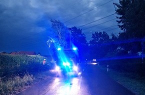 Freiwillige Feuerwehr Gemeinde Schiffdorf: FFW Schiffdorf: Sturm sorgt für Einsatz in Geestenseth