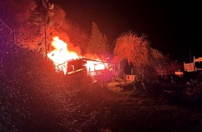 Polizeiinspektion Hameln-Pyrmont/Holzminden: POL-HM: Brand einer Gartenlaube in Bad Münder - Brandermittlungen sind abgeschlossen