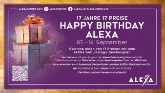 B.C Neumann PR: Pressemitteilung: Publikumsmagnet ALEXA feiert 17. Geburtstag