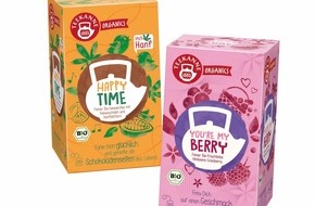 Teekanne GmbH & Co. KG: Pressemitteilung: TEEKANNE Organics bringen mit "You're My Berry" und "Happy Time" Farbe in den Alltag