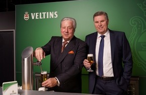 Brauerei C. & A. VELTINS GmbH & Co. KG: Premium-Brauerei legt deutlich über Markttrend zu: Mit Pils und Grevensteiner erreicht Veltins-Ausstoß eine neue Bestmarke