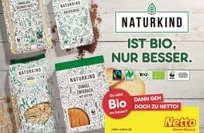 Netto Marken-Discount Stiftung & Co. KG: Ist Bio, nur besser: Biofachmarke NATURKIND im Netto-Regal