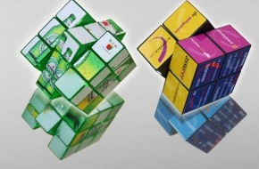 Polypins AG: Polypins lanciert Rubik's Cubes mit integrierbarer Werbebotschaft