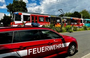 Feuerwehr Frankfurt am Main: FW-F: Jubiläum: U-Bahn im Feuerwehrdesign