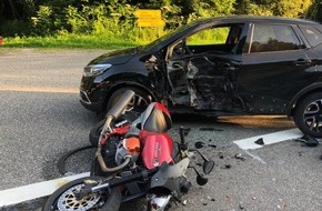 Polizeidirektion Landau: POL-PDLD: Motorradfahrer bei Verkehrsunfall tödlich verletzt