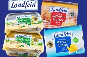NORMA: Bei NORMA sinken die Butter-Preise der Marke LANDFEIN im September/Discounter aus Nürnberg lässt seine Kunden erneut sparen