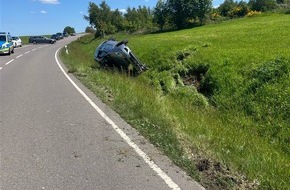Kreispolizeibeh&ouml;rde Oberbergischer Kreis: POL-GM: Mit Auto &uuml;berschlagen