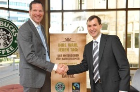 Starbucks Coffee: Starbucks serviert zukünftig ausschliesslich 100% Fairtrade zertifizierte Espressogetränke