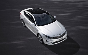 Kia Deutschland GmbH: Der neue Kia Optima: Stilvoller, dynamischer Auftritt, hochklassiges Interieur und neueste Technologien